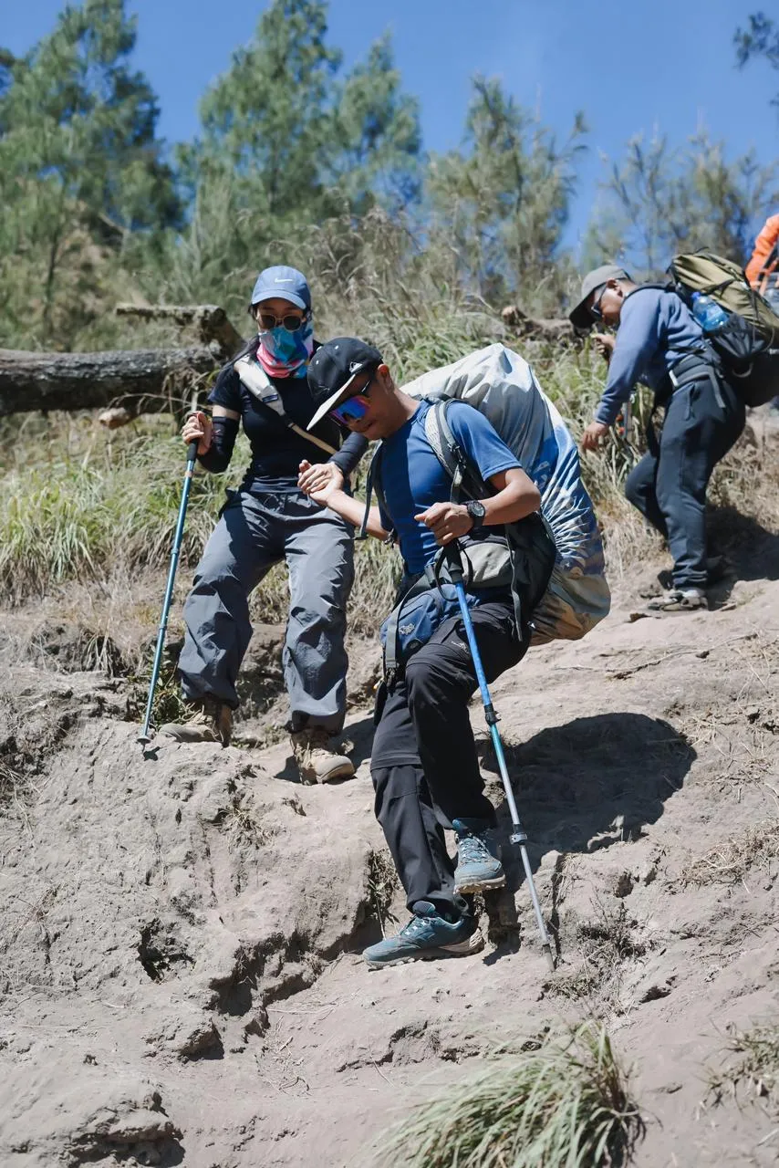 Senaru Rinjani trekking route