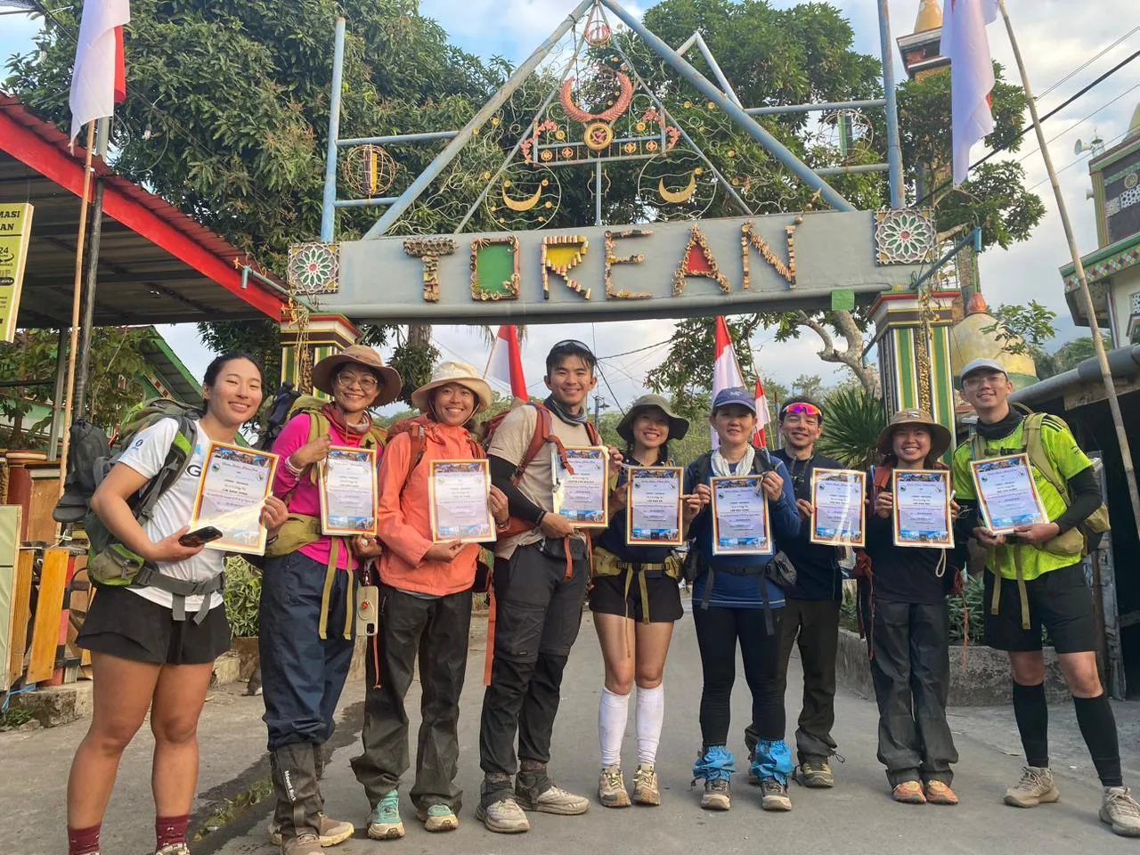 Torean Rinjani trekking route